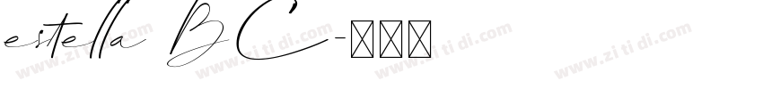 estella BC字体转换